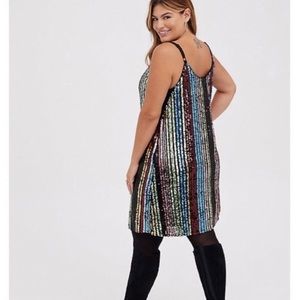 Torrid Sequin Multicolor Tank Dress